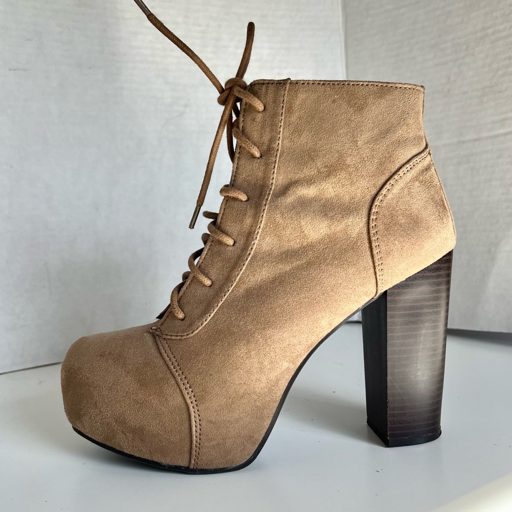 Divided By H&M Platform Block Heel Ankle Booties - image 5